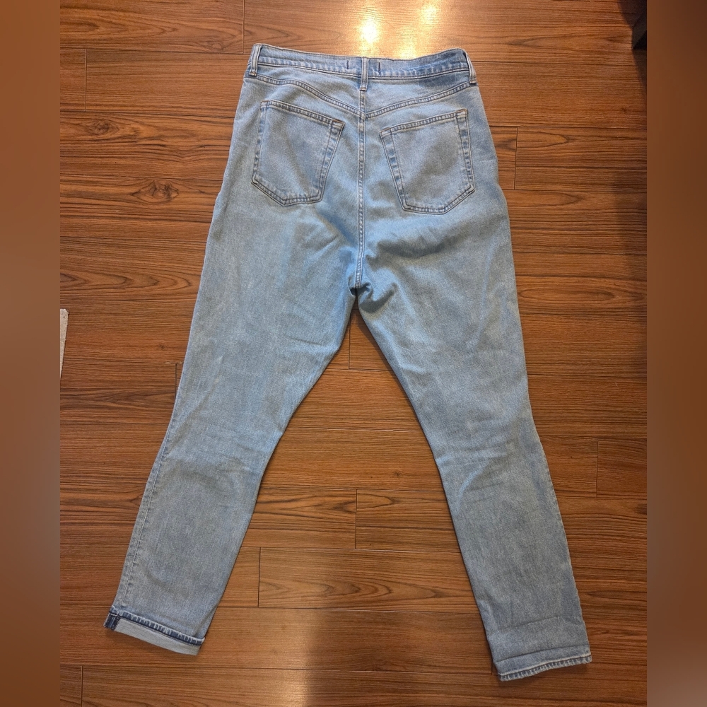 Abercrombie & Fitch Light Blue High-Rise Jeans - Picture 5 of 11